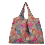 Other Gift Packaging Large Cartoon Foldable Shopping Bag / Waterproof Nylon Tote with Mickey Head Handle